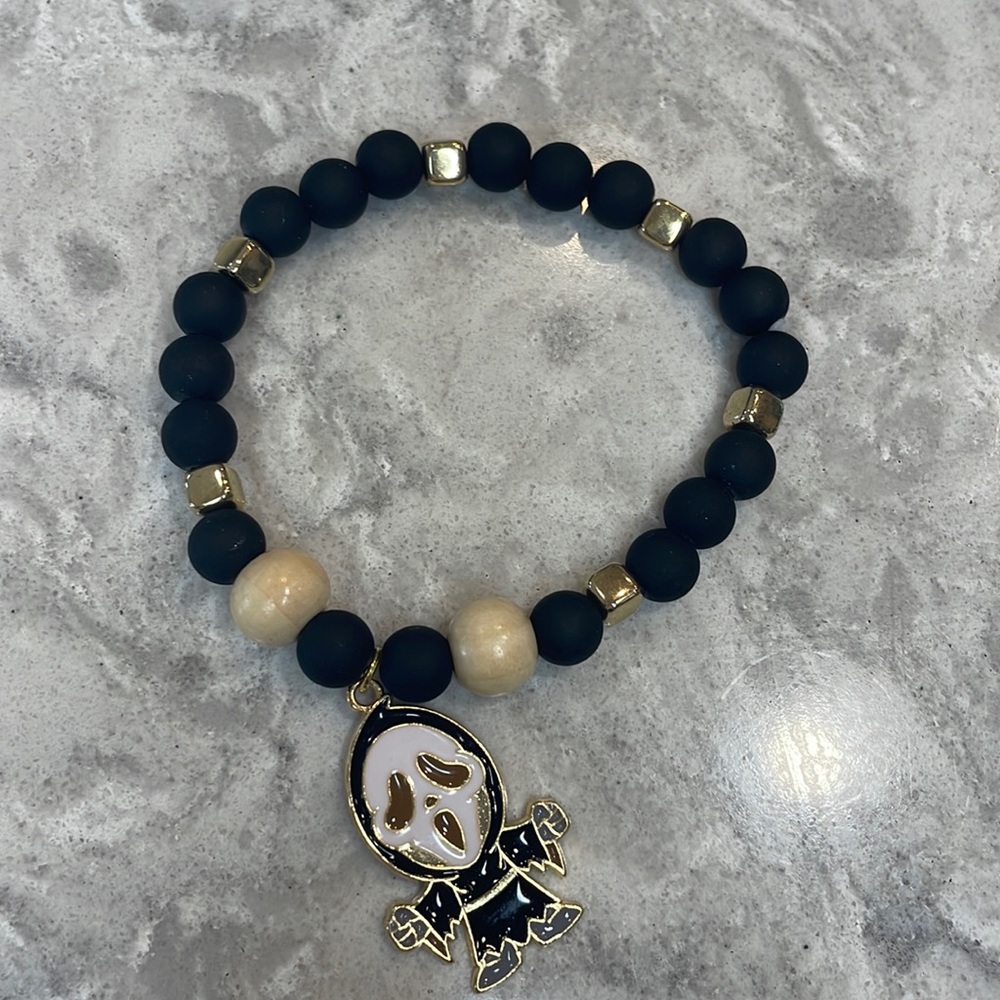 Scream Ghost Face Bracelet